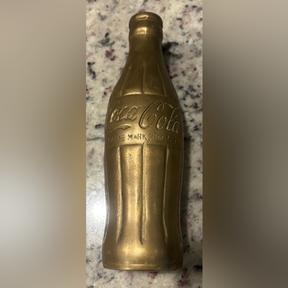 Vintage Coca-Cola Brass Bottle